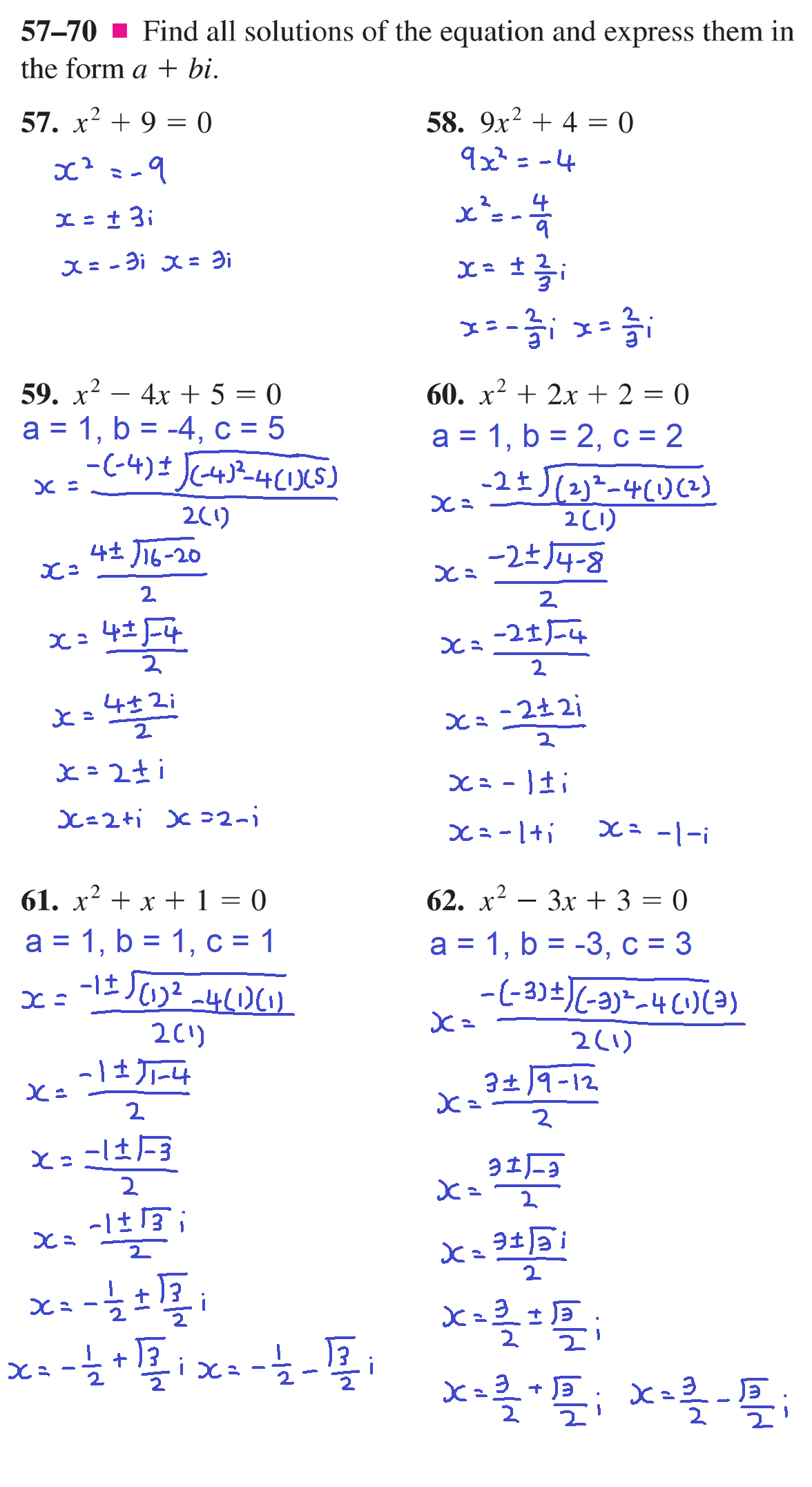 1.5 - Complex Numbers