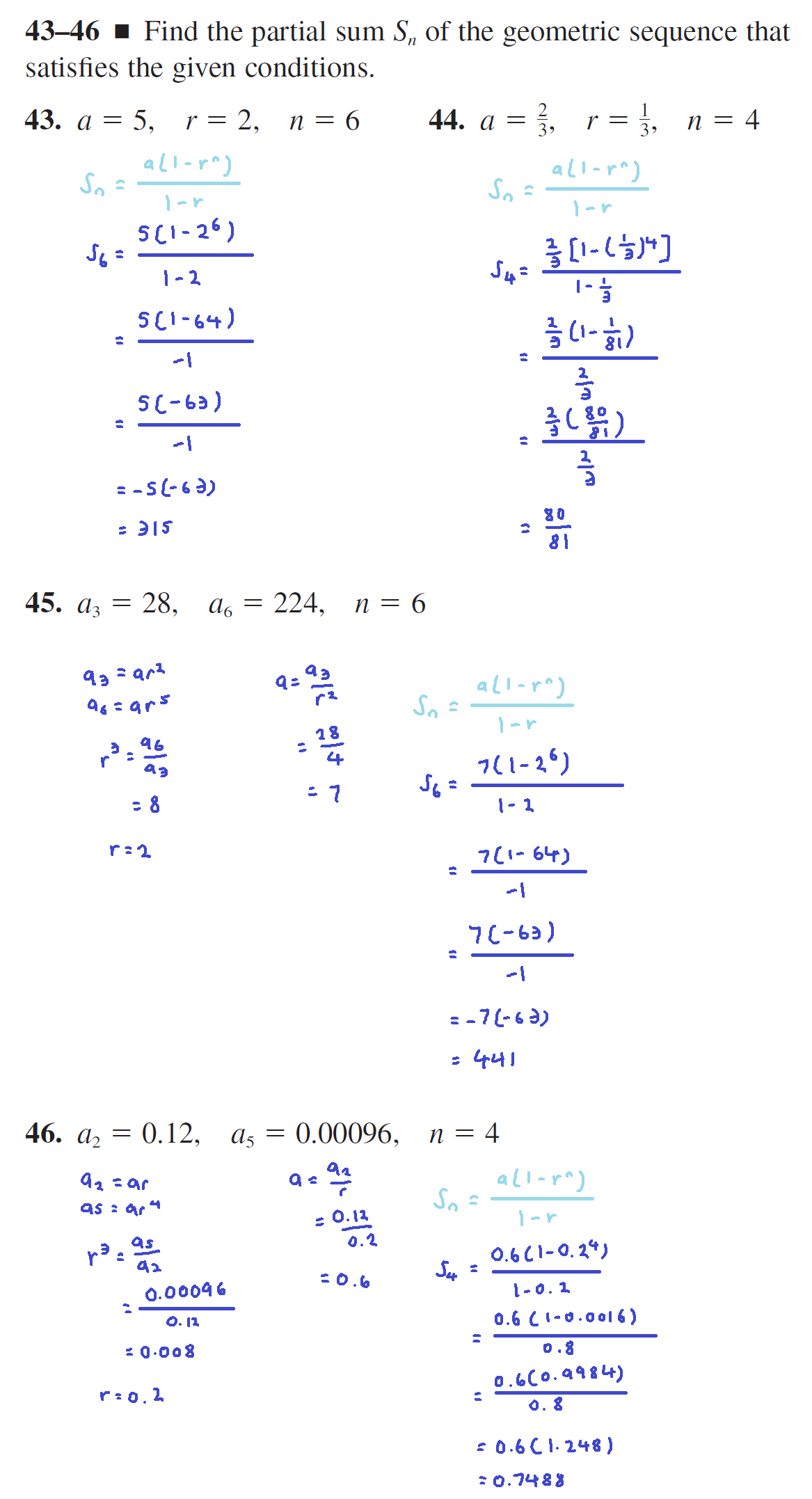 Sample Sequential Problems In Math 1 - Sequences and series