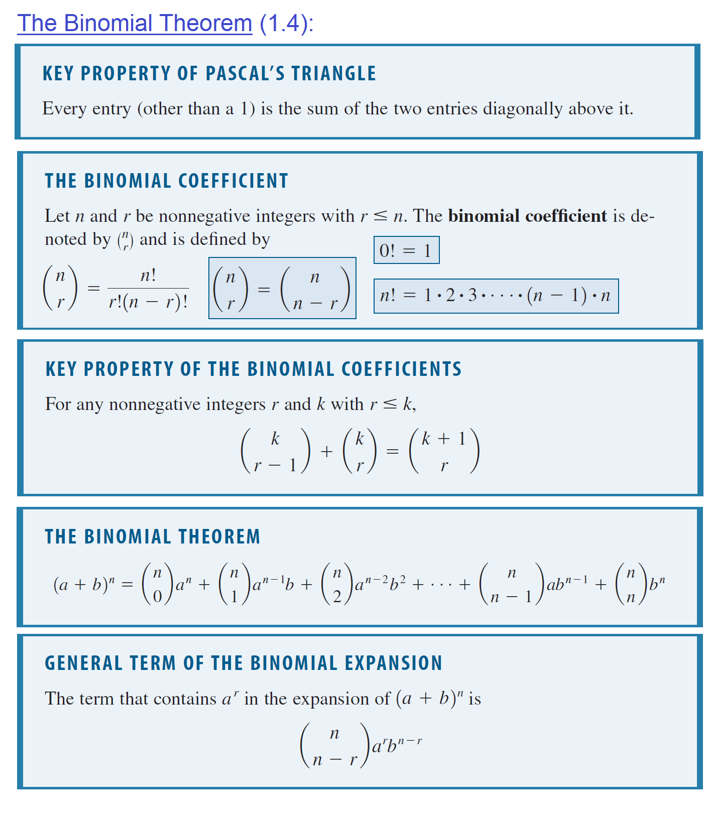 Small notes - Topic 1